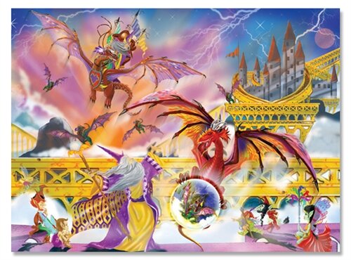 Dragon Storm Jigsaw Puzzle by Melissa Doug
