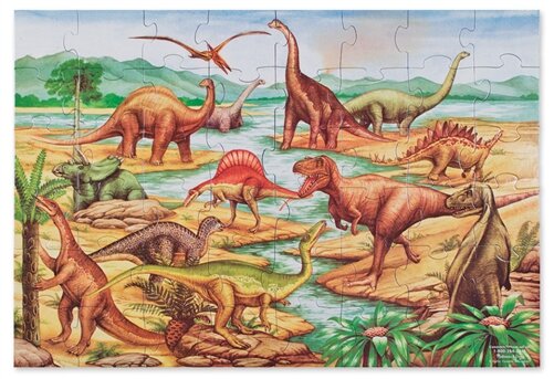 Dinosaurs Floor Puzzle by Melissa Doug