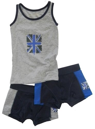 Boy's Underwear Set by Apollo (Color: Gray, European Size: 86-98 (1-2 Years))