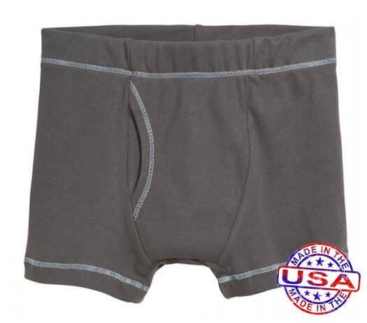 Boys' Boxer Briefs by City Threads (Color: Gray, Size: 4)