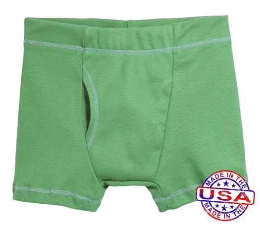 Boys' Boxer Briefs by City Threads (Color: Green, Size: 4)