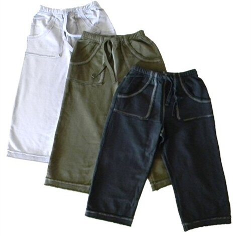 Kai Bean Boys' French Terry Pants (Color: Green, Size: 7/8)
