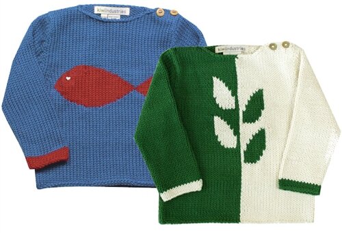 Boys' Pullover Sweater by Kiwi Industries (Color: Green, Size: 0-3 Months)