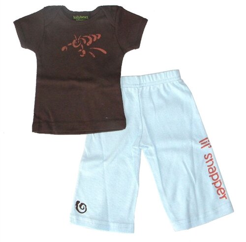 lil' Snapper Short Set by lollybean Kid Couture (Size: 3-6 Months)