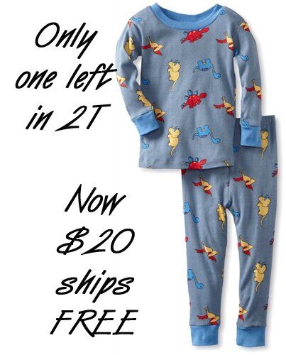 Boys Snuggly Dino-Mite Pajama Set by New Jammies (Size: 2T)