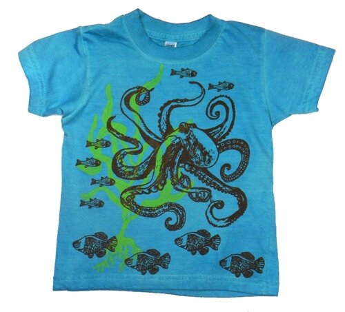 Octopus Shirt by Wugbug Clothing (Size: 2T)