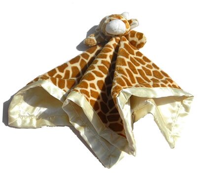 Giraffe Tag-A-Long Blanket by babymio