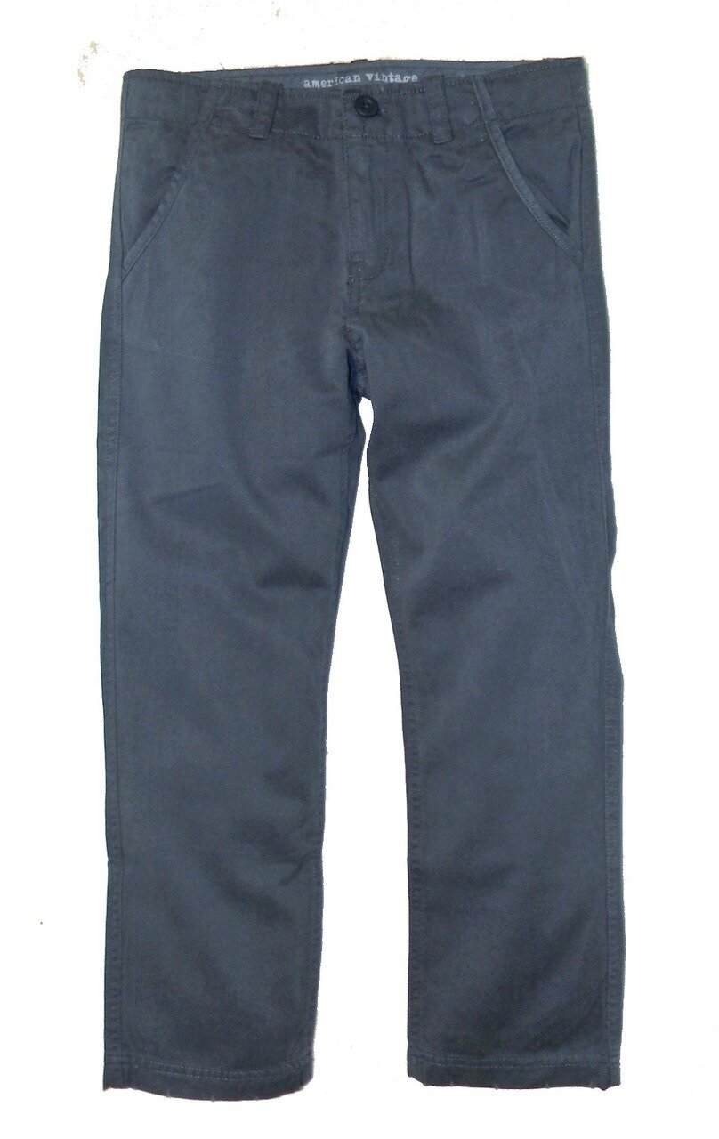 Boys' Chino Pants by American Vintage (Color: Blue, Size: 8)