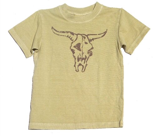 Boys Steer Skull T-Shirt by CR Sport (Size: 2T)