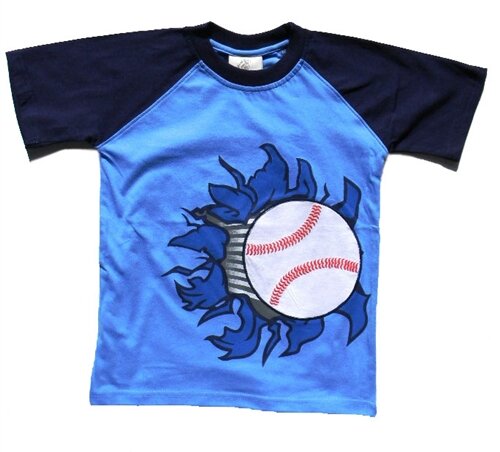 Boys Baseball Smash Shirt by CR Sport (Size: 3T)