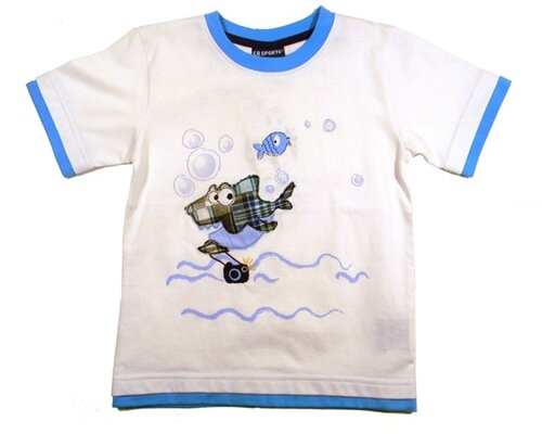 Boys Shark and Fish Shirt by CR Sport (Size: 2T)