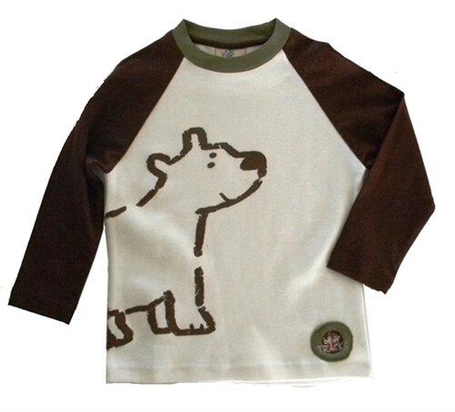Boys' Bear Thermal Shirt by CR Sport (Size: 2T)