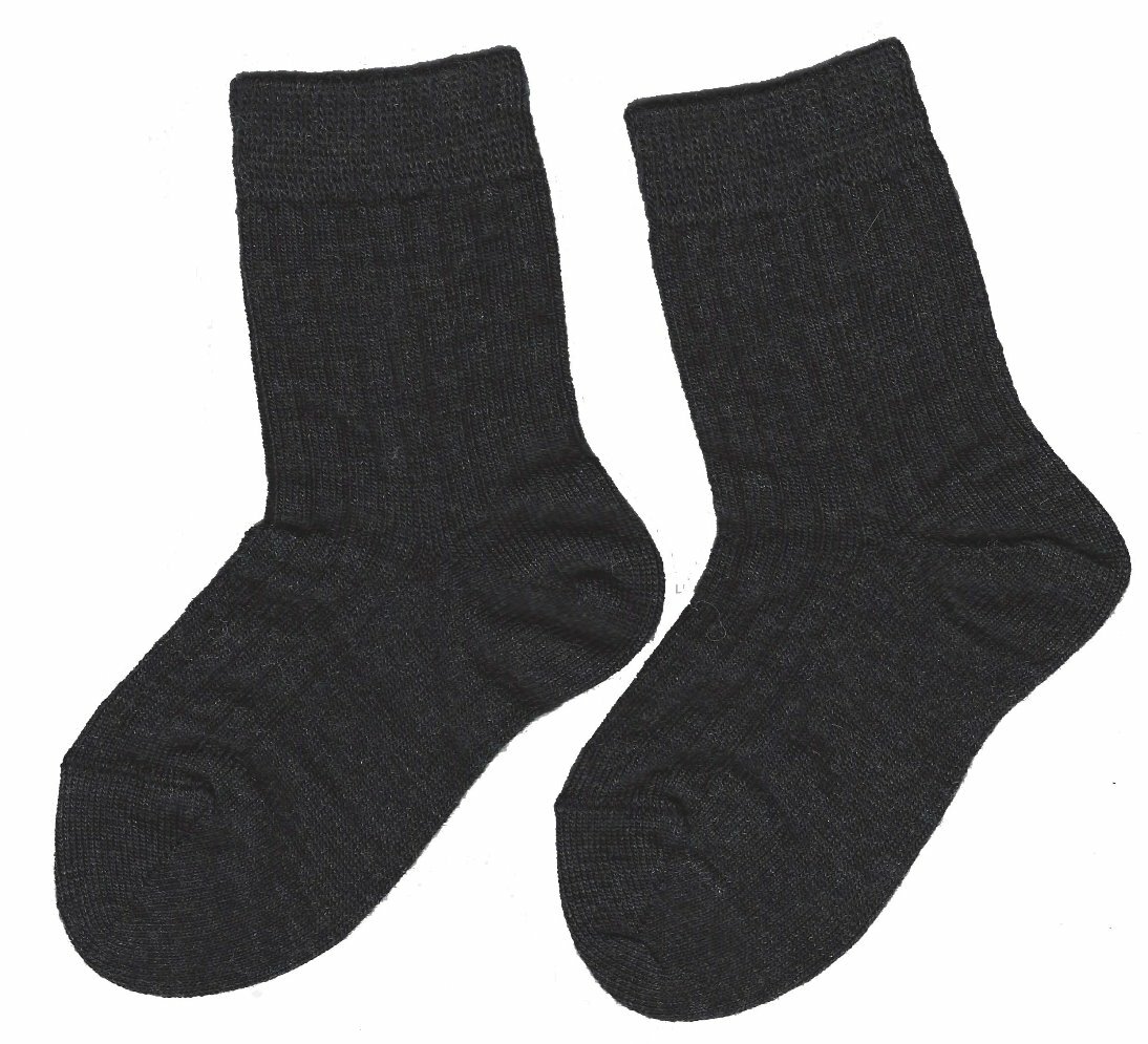 Boys Dress Socks by MP (Color: Black, Sock Size: 0 (Shoe Size 4-6))