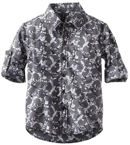 Boys' All Over Print Button Up Shirt by Smash (Size: 8)