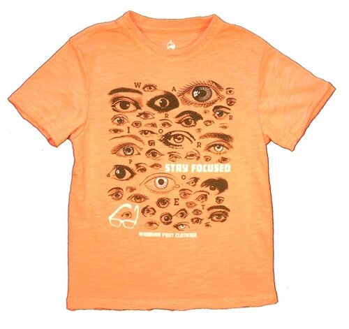 Boys' Stay Focused Shirt by Warrior Poet (Size: 4)