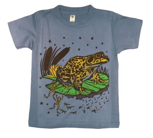 Boys' Frog Shirt by Wugbug Clothing (Size: 2T)